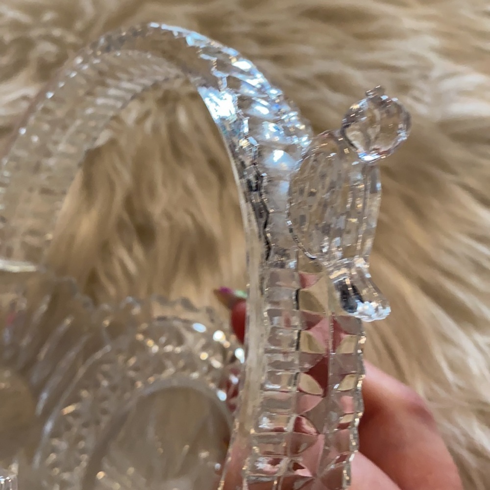 Vintage Hofbauer crystal basket - Picture 3 of 10